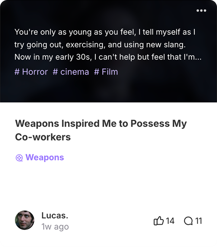 Engaging Community For Film Buffs